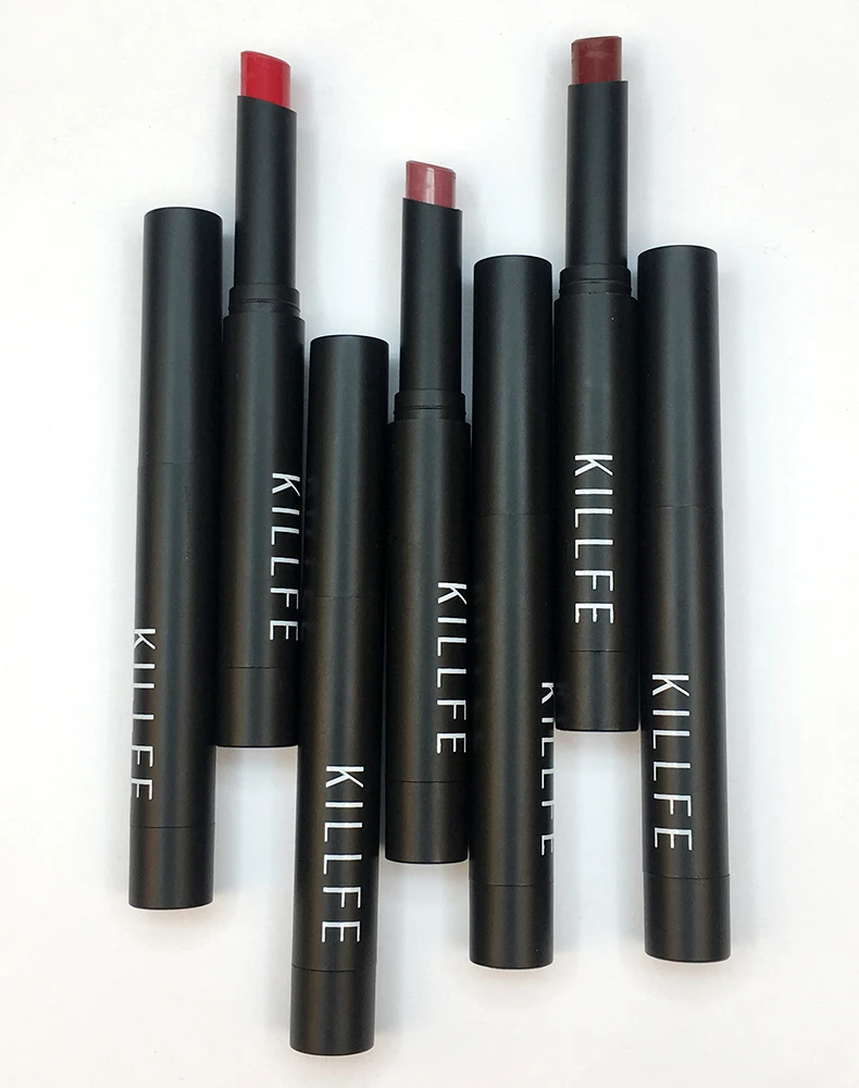 

KILLFE 20 colors low moq long lasting matte lipstick pencil