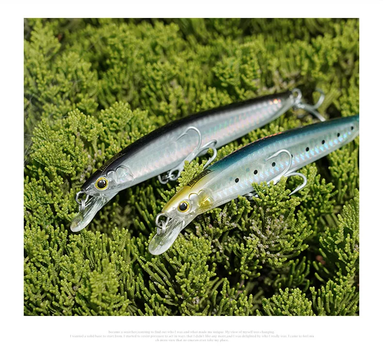 

12cm 23g hot model fishing lures hard body bait 6color for choose minnow quality professional minnow depth 0.8m, 6 colors