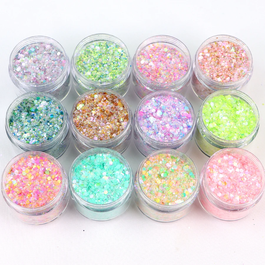Image of Wholesale Fairy Tears Mix Fashion Chunky Glitter For Resins Nail Crafts Tumblers Eye