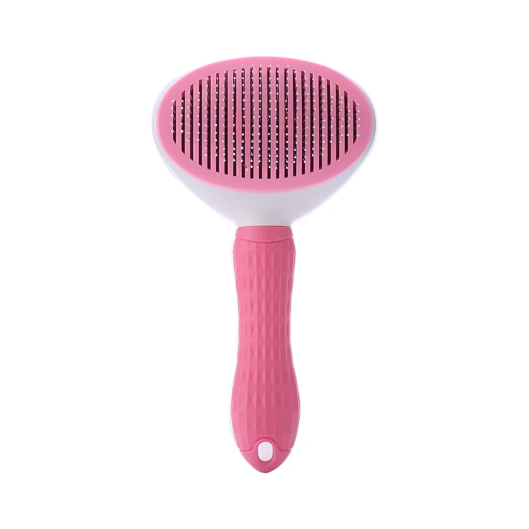 

Household Dog Brush Portable Cat Grooming Tools Pet Grooming Dog Brush Comb Shedding Dog Hair Brush, Blue/pink