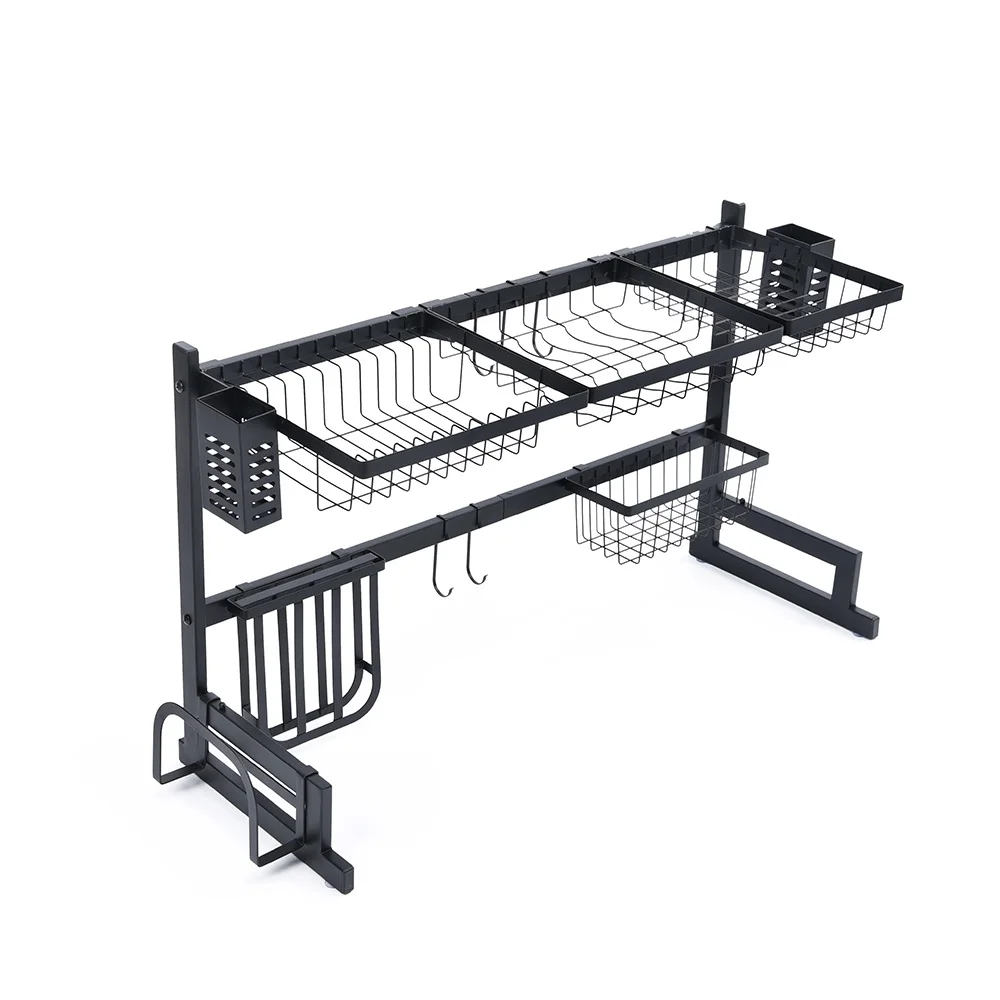 

2021 New Design Kitchen Organizer Dishes Rack Stand Shelf Kitchen Storage Rack Shelf