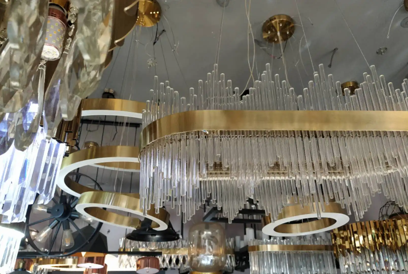 Glass Mickey Bubble Pendant Lamp Chandelier New Ceiling Light Fixture Modern 
