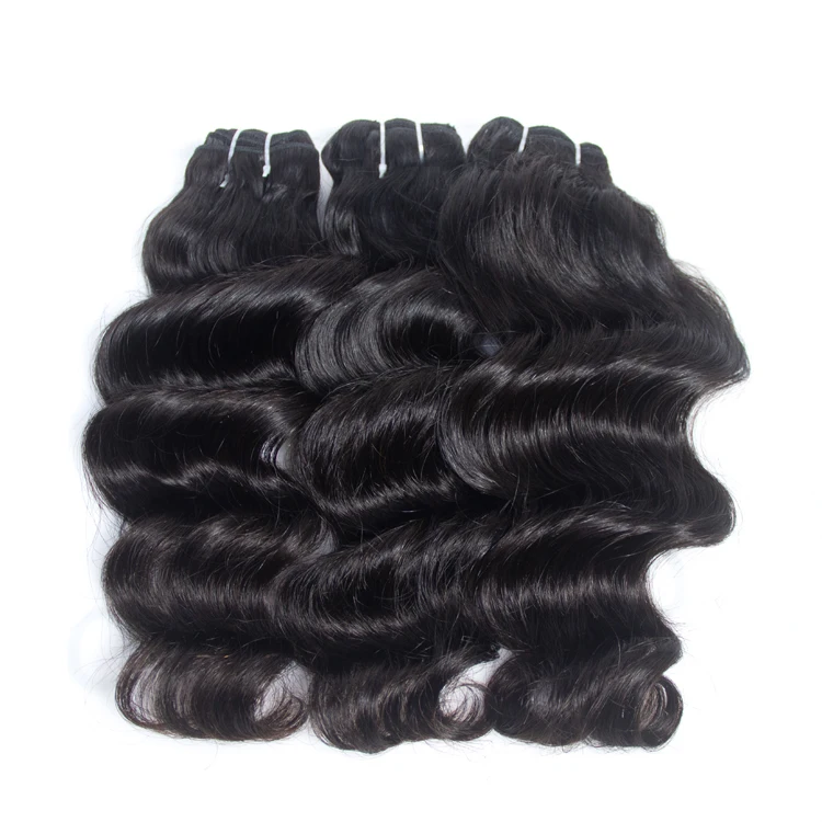 

Wholesale Virgin Cuticle Aligned Hair Vendors 100% 7A Cheap Raw Human Indian Hair Bundle Loose Body Wave, Natural color