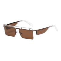 

2020 Unique Metal Frame Steampunk Square Sun Glasses Fashion UV400 Women Sunglasses