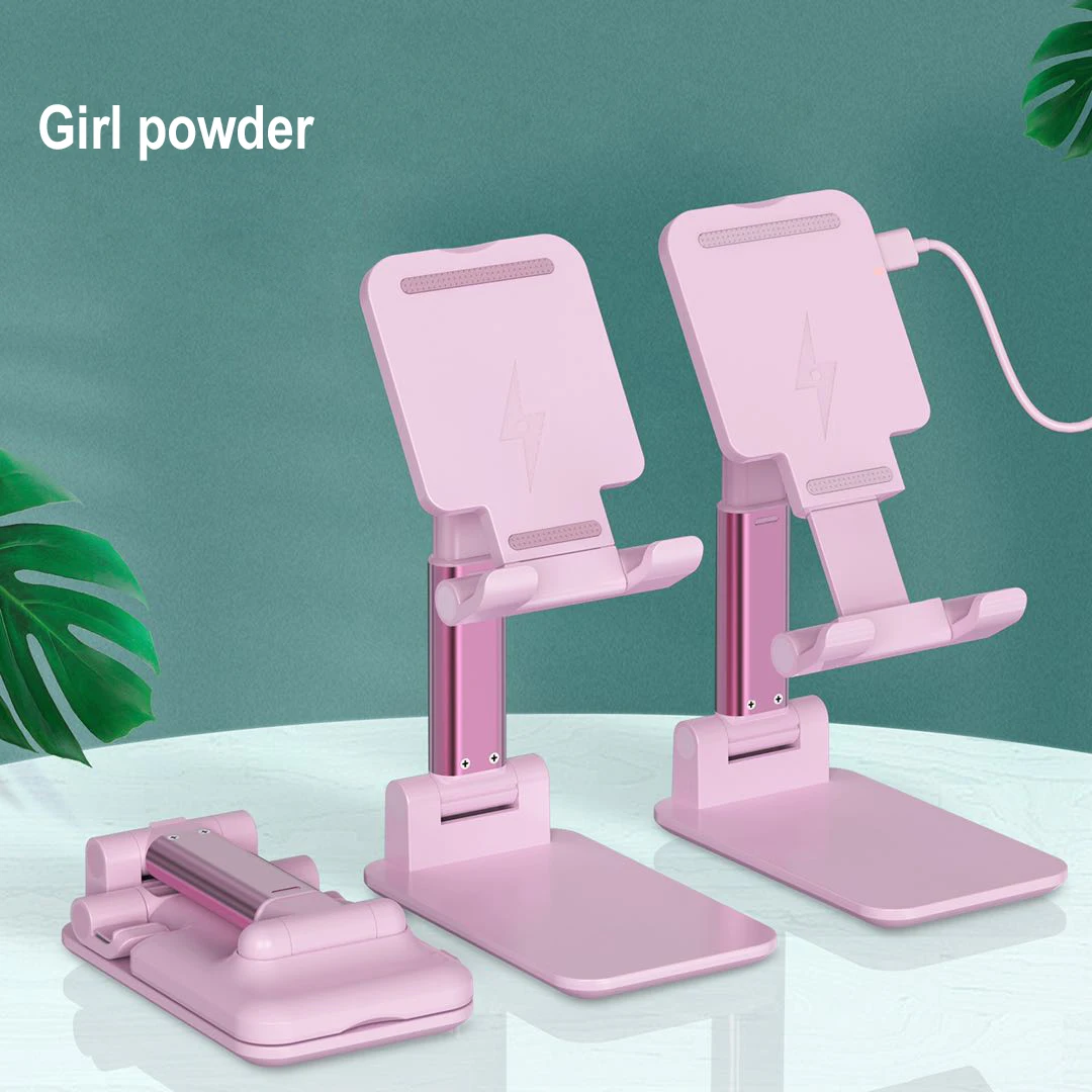 

LeYi Adjustable Desktop Bracket Wireless Charging Portable Charger Folding Mobile Phone Stand Holder