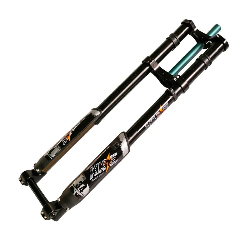 

bicycle front fork DNM USD-8S air suspension electric bike double crown inverted front fork, Black