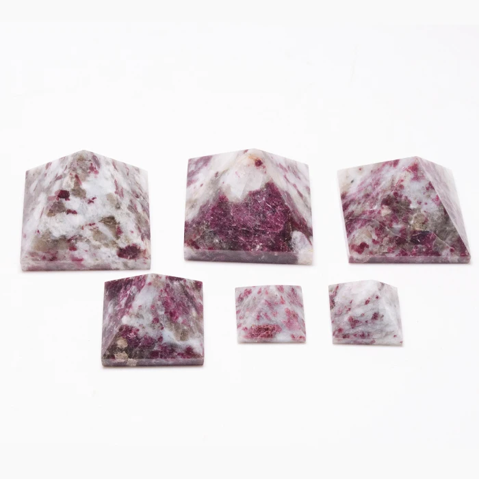 Red Tourmaline Pyramid