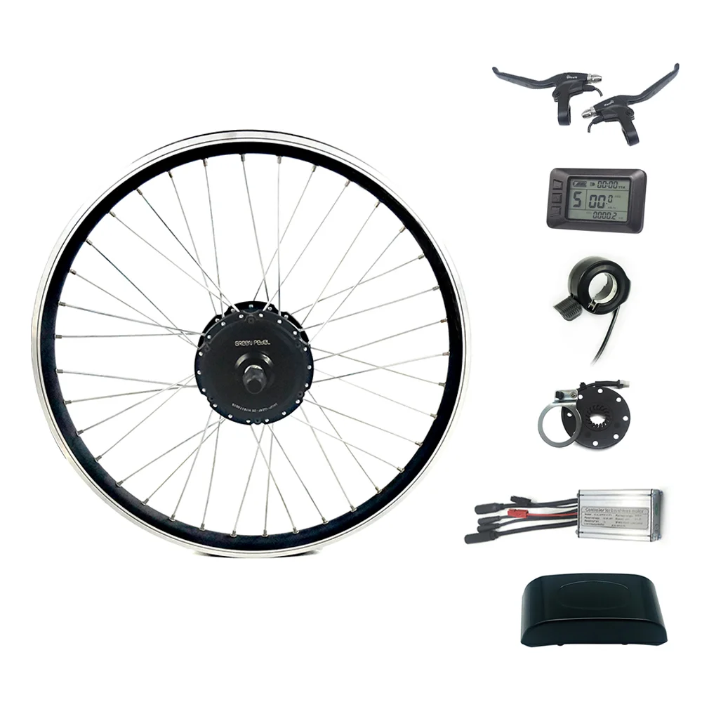 

Greenpedel e bike 36v 250w 28 29 inch 700c front wheel electric bicycle conversion kit china