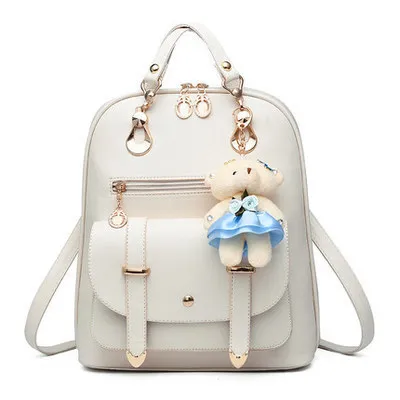 

2021 Designer Ladies Fancy College Bags Leather Backpacks For Girls, 9 colors