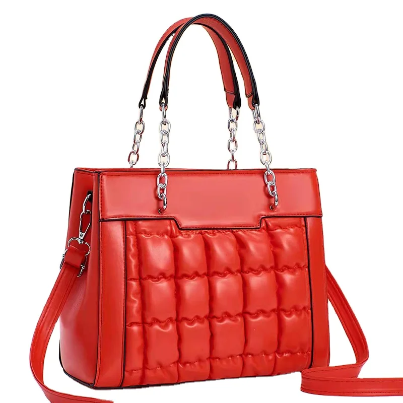 

DL052 41 Fashion women's bags chains ladies hand shoulder bag luxury leather handbags, White,red,burgundy,black,pink,royal blue
