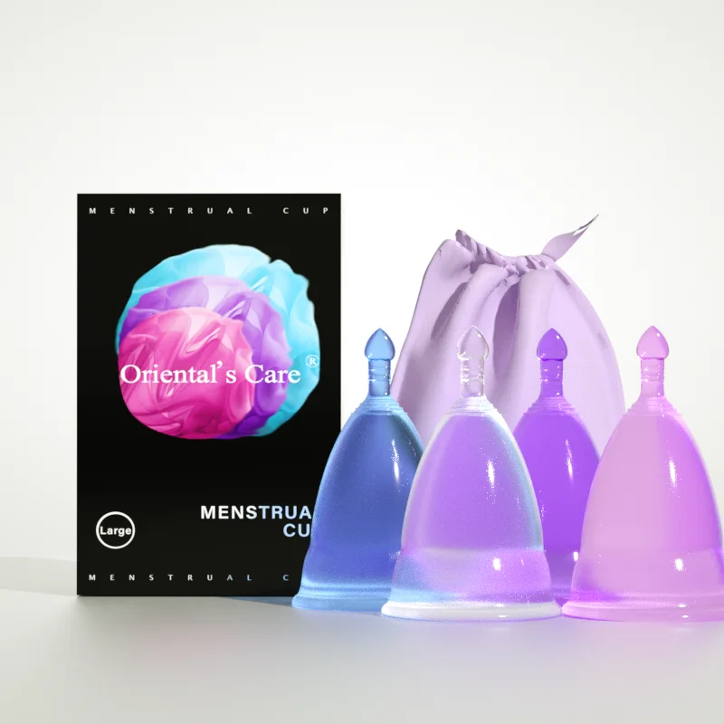 

2020 Wholesale 100% Medical Grade Soft Reusable Custom Silicone Menstrual Cup, Customized