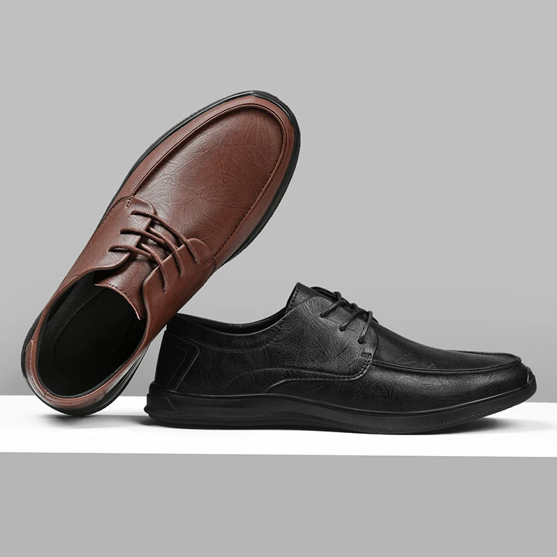

Mens Formal Shoes Genuine Leather Italian Leather Shoes Men Dress Shoes Men Genuine Leather Soulier En Cuir, Black,brown