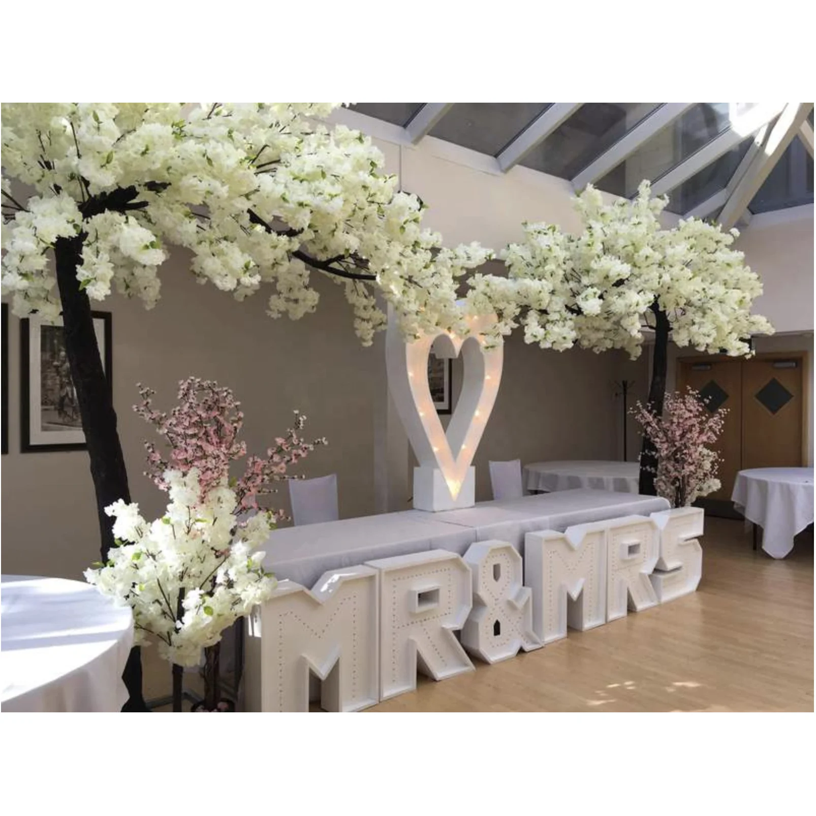 

10Ft Hot Sell Indoor Artificial Cherry Blossom Tree Arch Arboles Artificiales Wedding Centerpiece Trees