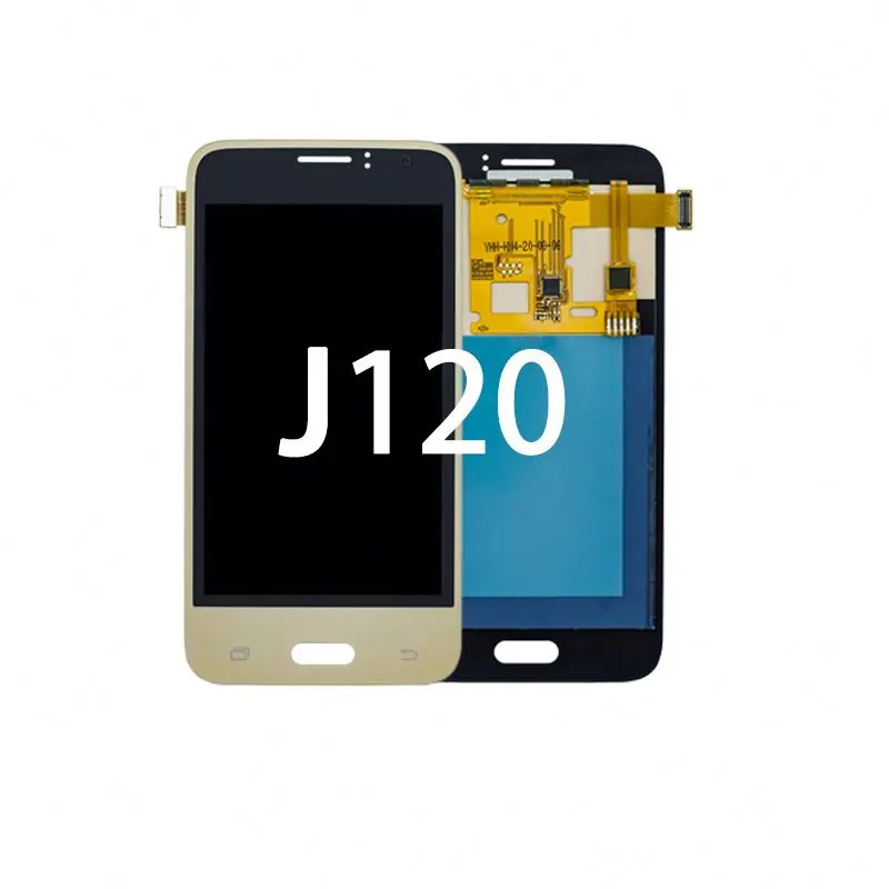 

Lcd Assembly Touch Screen Digitize Screen For Samsung Galaxy J1 J120, Black/gold