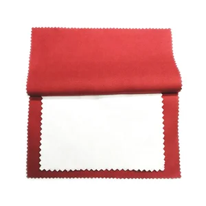 Image of FREE SAMPLES Custom Logo Heat Transfer Print Suede Jewelry Polishing Cleaning Cloth
