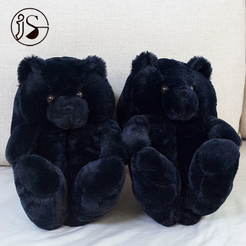 

2021 Custom Various Styles Teddy bear slides Lovely High Quality teddy bear slippers Women House Shoes