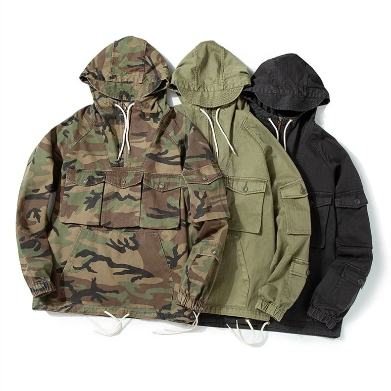 

New Solid Color Hoodie Outdoors Camping Hunting jacket Military Men's Sports Cotton camo Jackets, Customized color