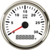 85mm Diesel Generator Engine Tachometer tacho gague 0-3000 rpm For Marine Auto Truck Boat With Digital Hourmeter and Backlight