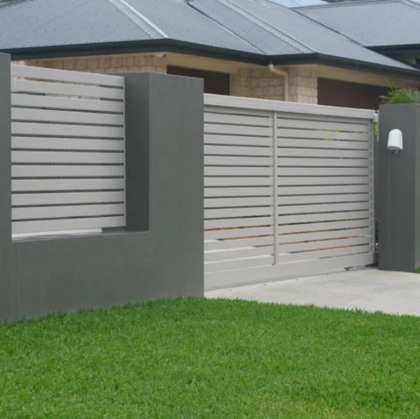 

Metal Decorative Powder Coated Outdoor Aluminium Garden Slat Privacy Fence, Customer's request