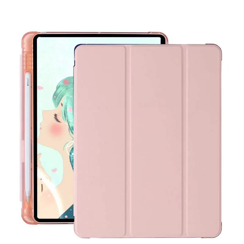 

Shockproof Tpu Case For Ipad 10.2 2019/2020/2021 Pu Leather Tablet Cover For Apple Pencil Holder Case For Ipad 10.2 Case