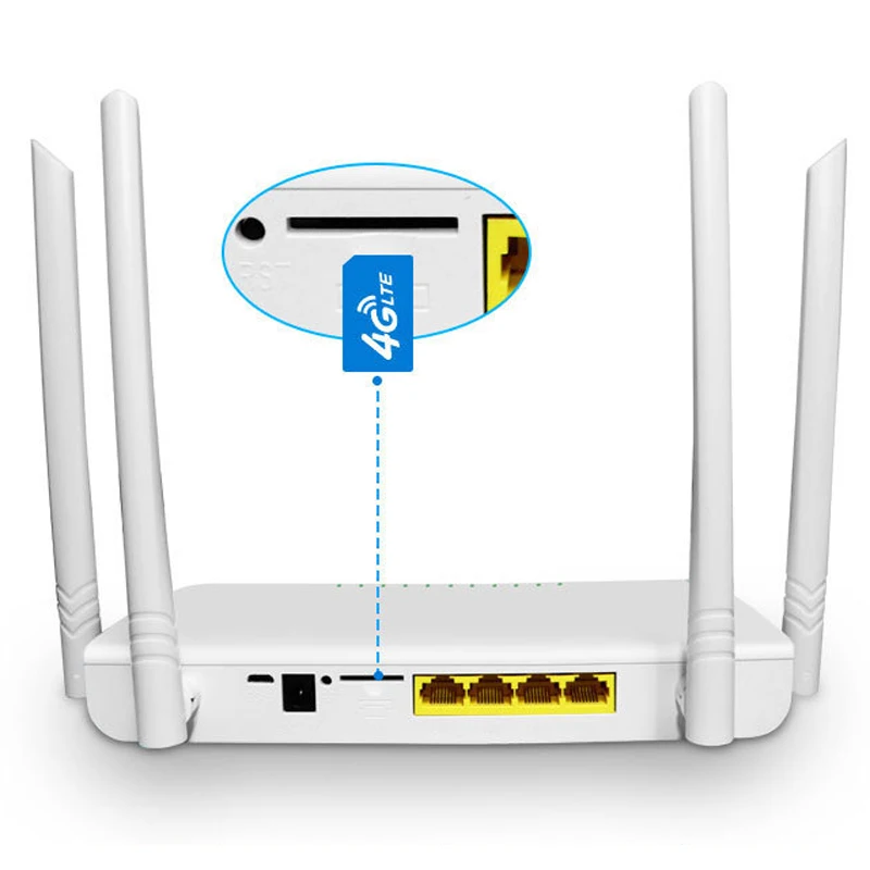 

wifi router 4g wireless with sim card slot 4* 5dBi Antennas 4g router with antenna MT7628NN Chipset Router 4g wifi