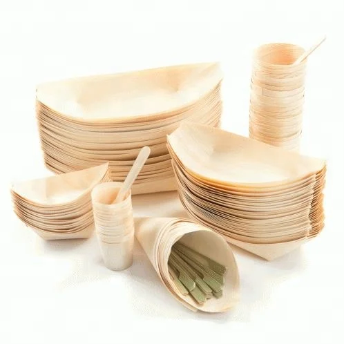 

good quality chemical free disposable japanese wooden sushi boat, Natural