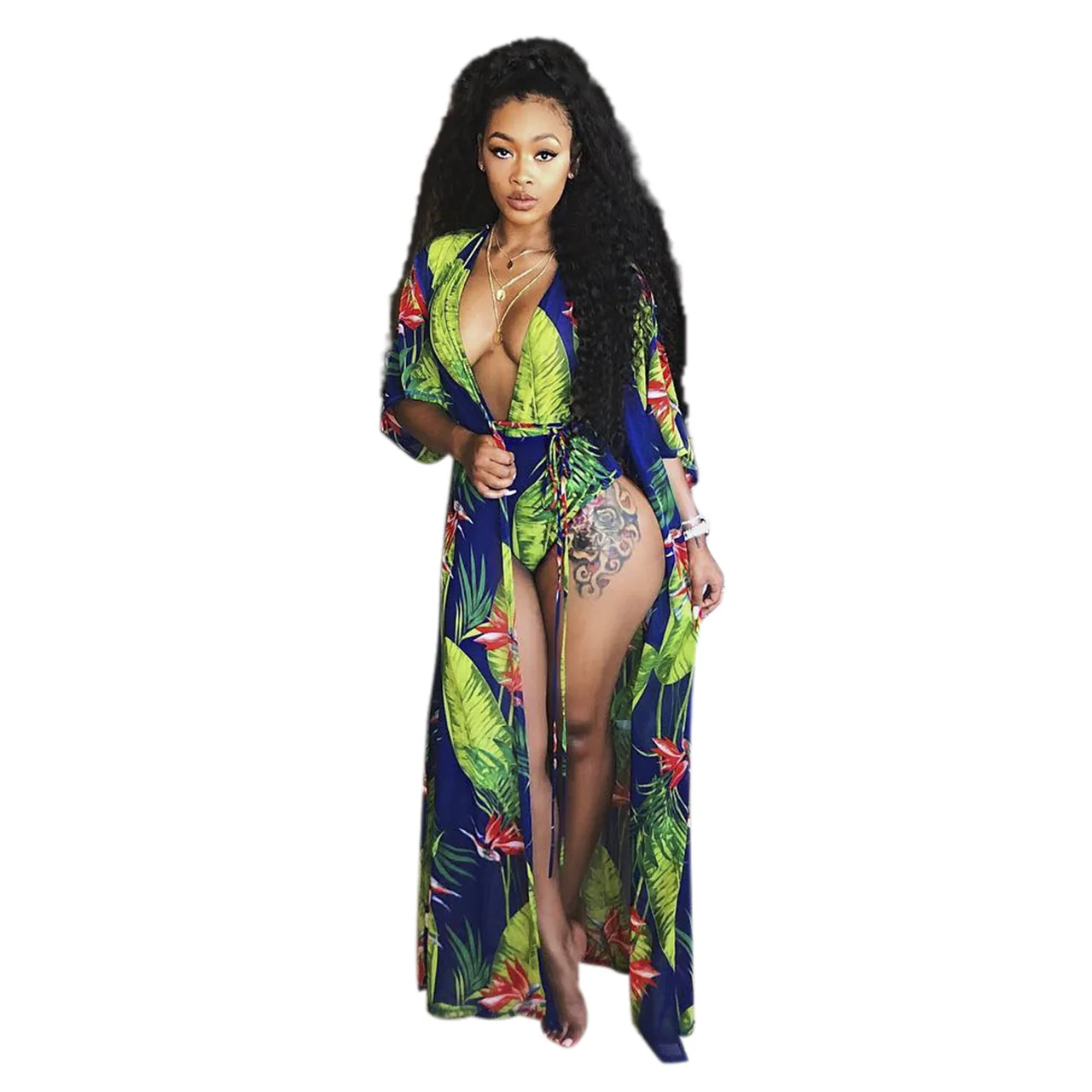 

Women's Sexy Three Pieces Swimsuit Cover Ups sexy swimwear bikini beachwear