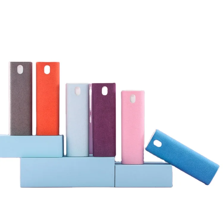 

20ml wholesale factory price 2 in 1 refillable screen cleaner silicone screen cleaner lcd tv labtop roller screen cleaner, Bule grey pink purple,orange,light bule can custom clor