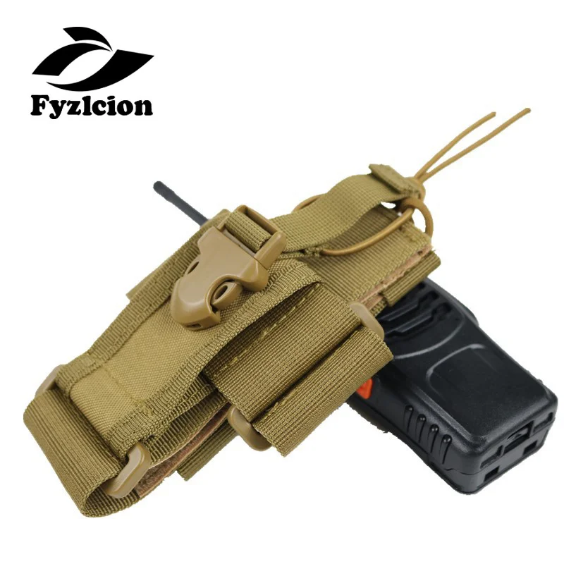 

CQC Molle Tactical Airsoft Radio Pouch Mag Bag Phone Case Holder Hunting Walkie Talkie Waist Pack Bags