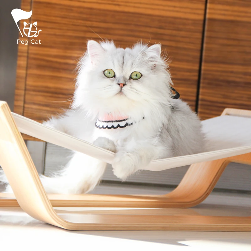 

Modern Cat Furniture Cat Hanging Style Solid Wood Cat Bed, Customized color