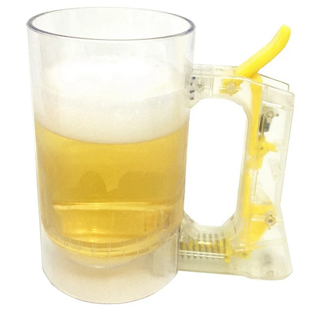 Details about  / Beer Glass Bubble Maker Party Foaming Mug Cup Drinking Buddy Gift