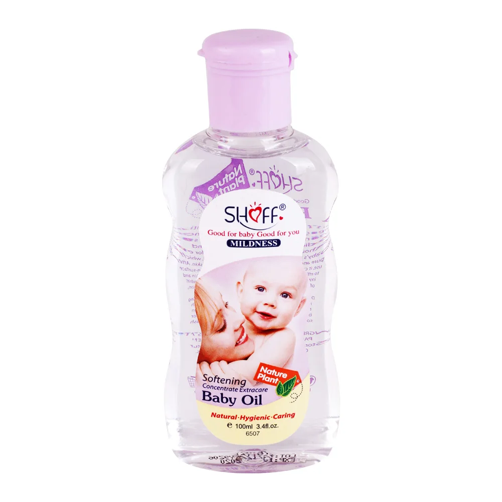 

100ml SHOFF natural baby skin care massage olive oil with baby skin oil for daily use.