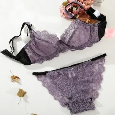 

2020 New Design Women Hot Sexy Lingerie Lace Bra And Panty Sets
