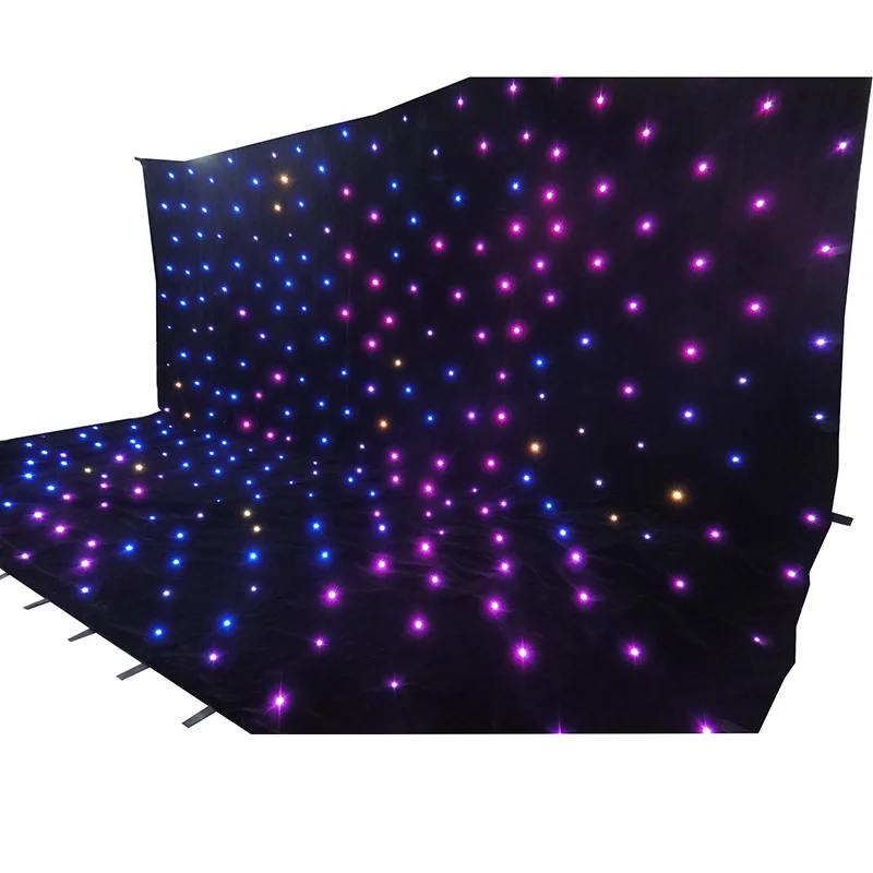 

new products China factory led star cloth, vision cloth, led star light