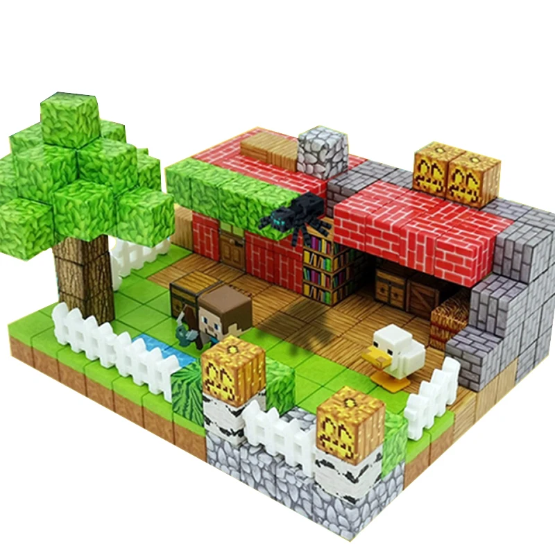 Magnetic Building Cubes 100Pcs Plastic Educational Toys for Boys and Girls Over 14 Years
