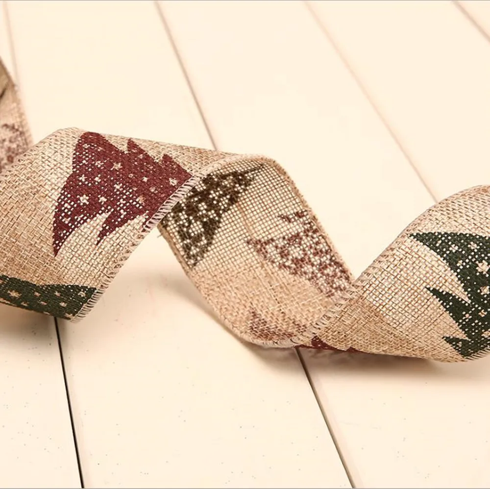 Amazon Ebay Wish Lazada Shopee Hot Sale 2m Wired Burlap Christmas 