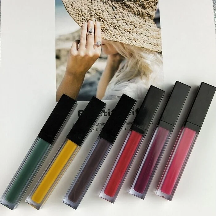 

Make your logo 43 colors matte colorful liquid lipgloss vendor waterproof matte liquid lipstick