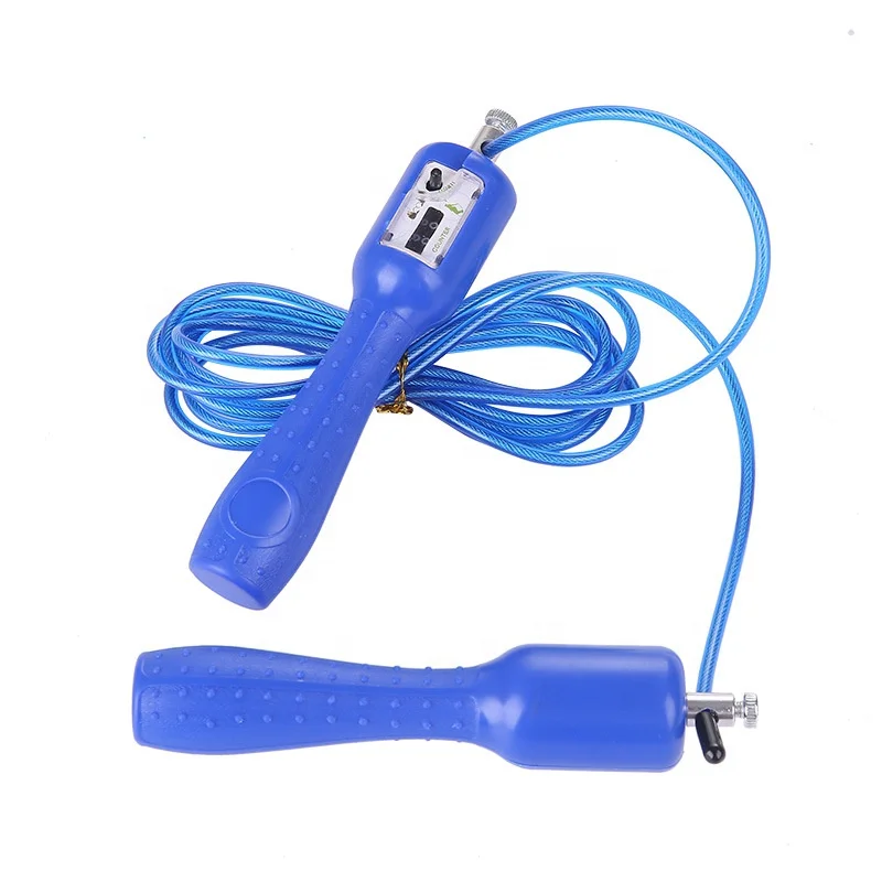 

customized logo smart jump rope counting counter skipping rope, Blue/green/pink/orange