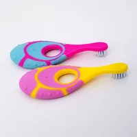 

2pcs Cute Baby Toothbrush Kids Training Tooth Brushes Cartoon Shape Children Dental Oral Care Tool Non Slip Toothbrush Gift