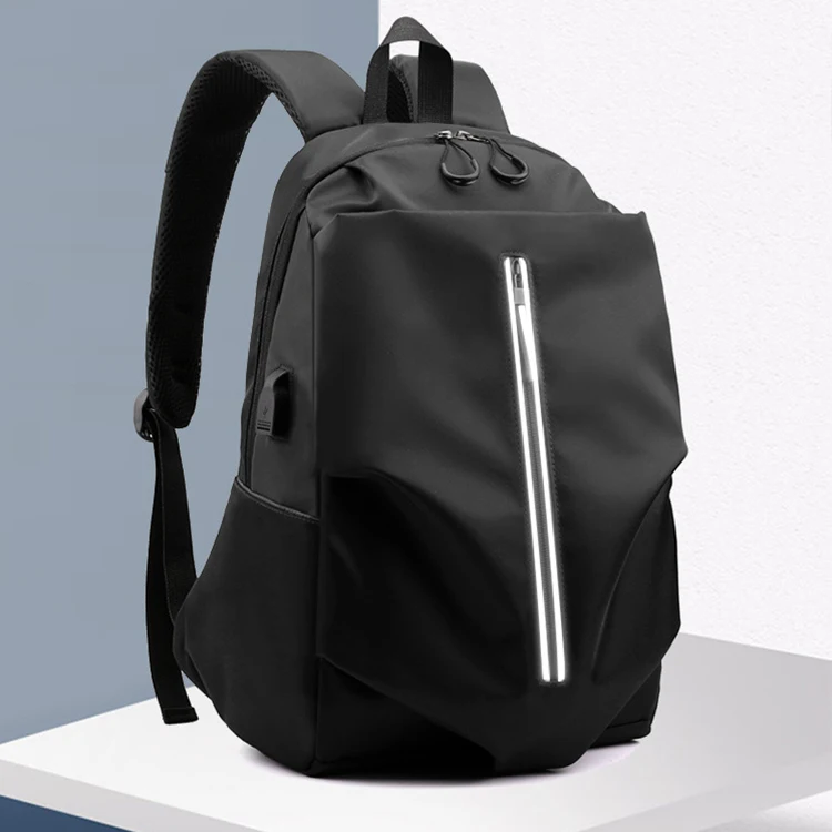 

EASETRIP 2020 Waterproof Reflective Casual backpack Anti-theft Back pack USB charging Laptop backpack bag, Grey,black,blue