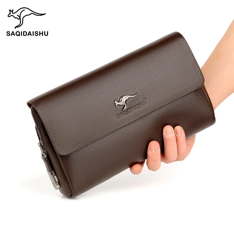 

New men's business clutch bag casual fashion anti-theft password lock hand grip clutch bag men