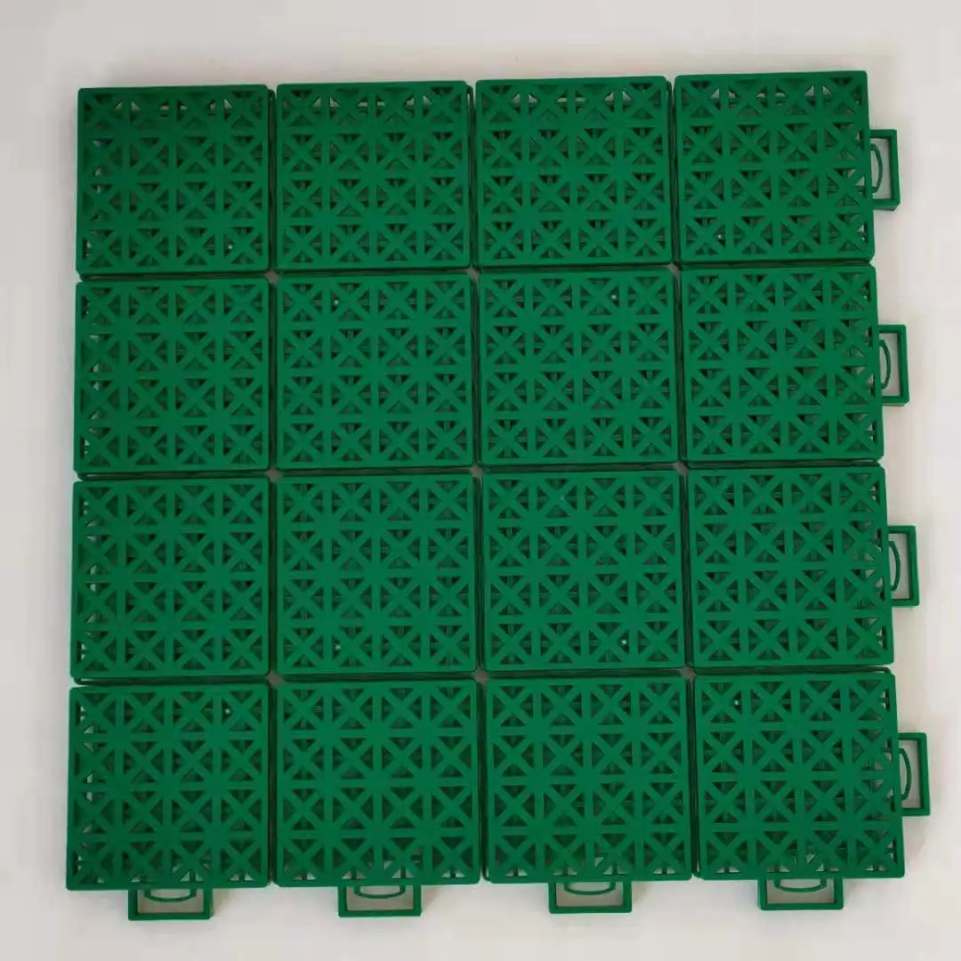 

Wholesale outdoor Sport Court PP Garage Floor Tile Suspended Plastic Flooring/ portable sports flooring