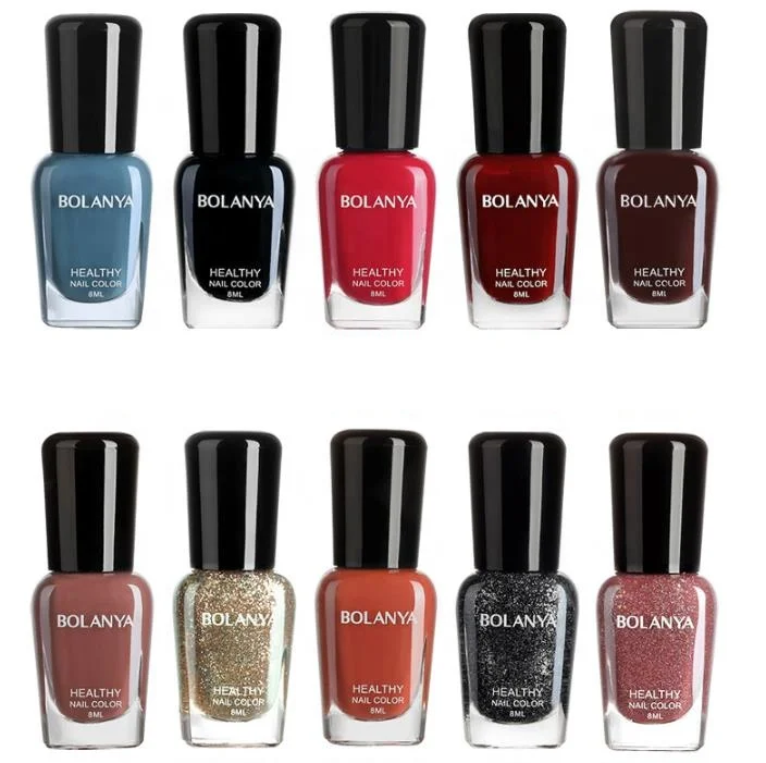 

Factory Wholesale Waterproof Long Lasting Non Toxic Nail Polish Halal Peel Off Private Label Nail Polish Color