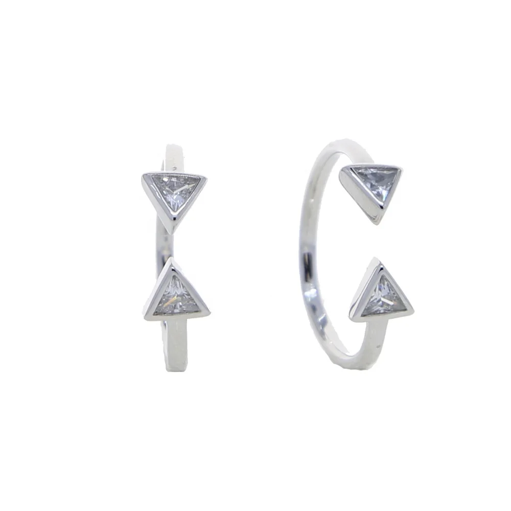 

Trendy 925 Sterling Silver delicacy bling open ring women jewelry ring, Customized