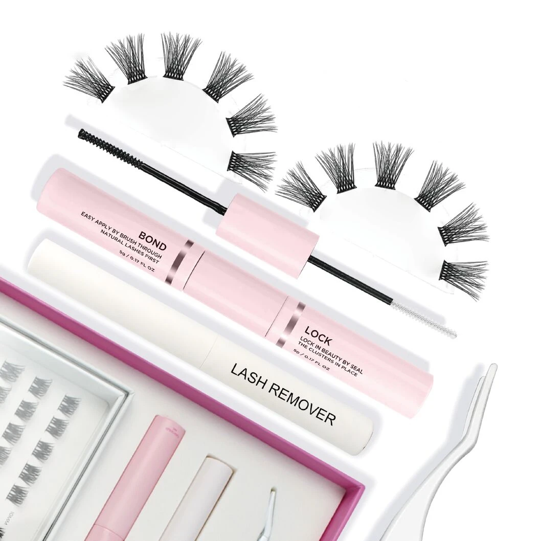 

newest 2 in1 diy segment cluster bond and seal lash kit pen lash extensions bond and seal cluster lash set