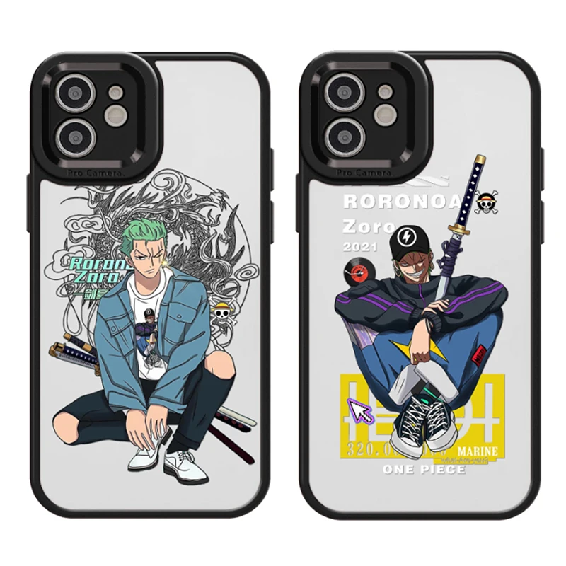 

2021 Fashion Cartoon Anime Bumper Silicone Mobile Phone Case For iPhone 12 Pro Max 11 X XS XR 12Pro 11Pro Cover Shell Funda Set