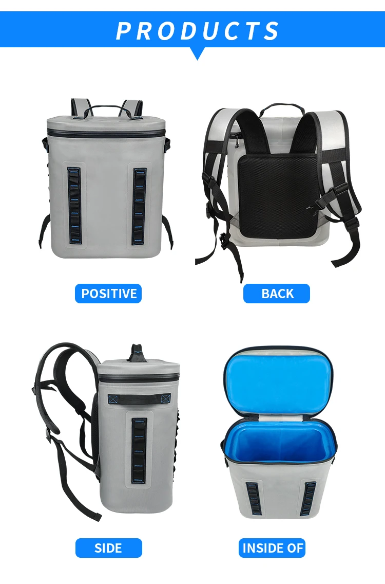 Custom Large 20l Tpu Waterproof Food Thermal Bag Insulated Soft Ice