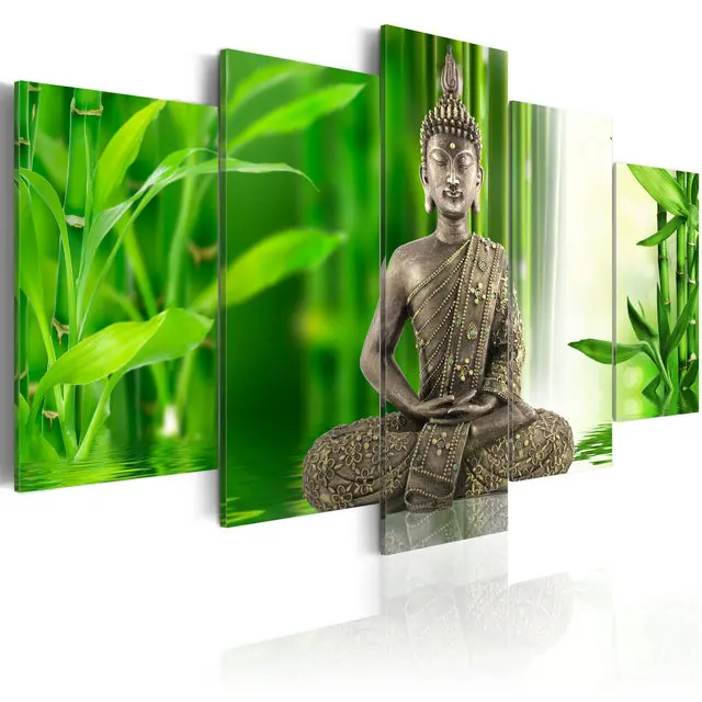 

Painting Oil Art Wall Canvas Print Stretched Portrait Buddha Landscape Abstract Wholesale Living Room Picture