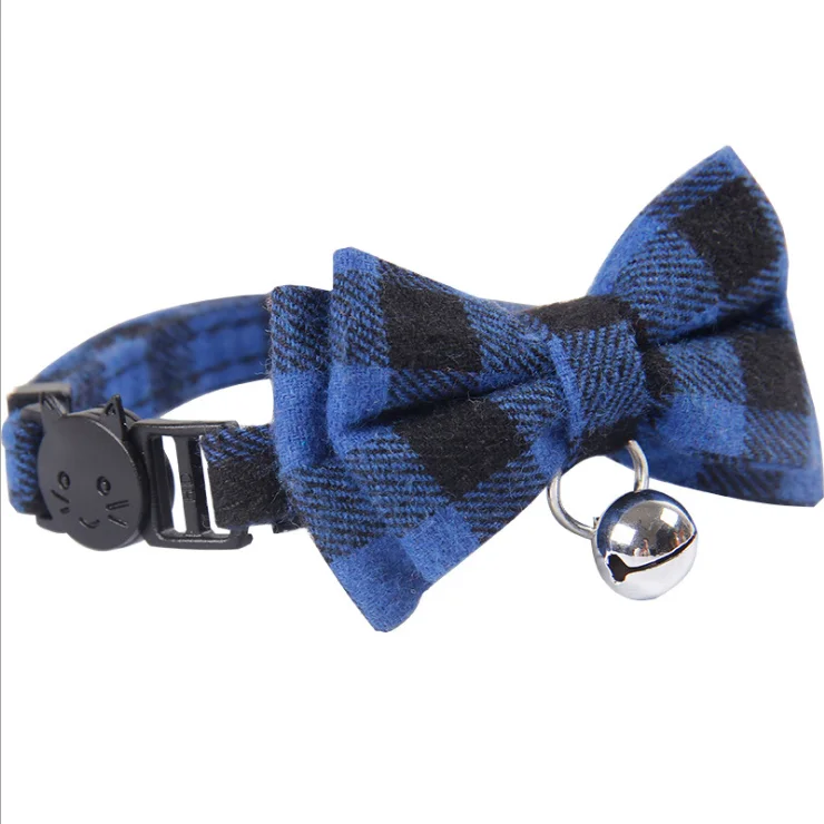 

Luxury Western Style Pet Collar Lovely Plaid Small Dog Supplies Collar, 6 colors