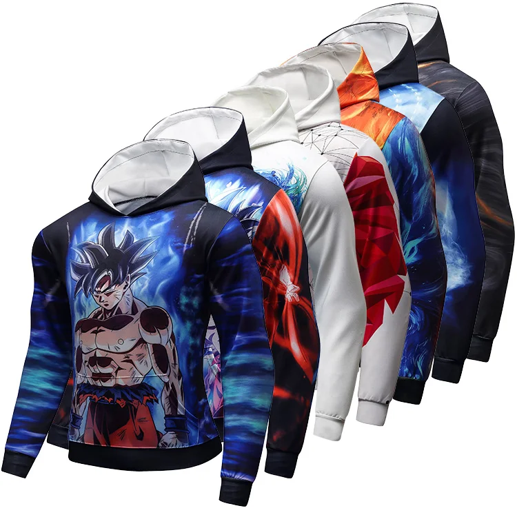 

Custom 3D Print Anime Clothing New Design Sublimation Anime Hoodie